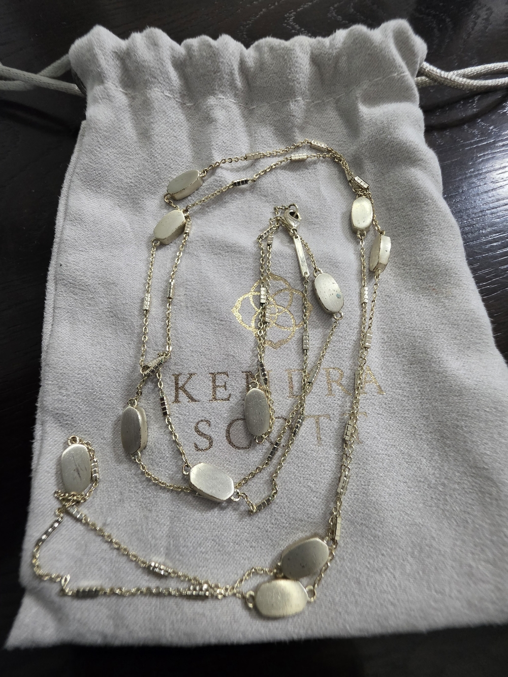 Kendra Scott Gold Franklin Long Necklace